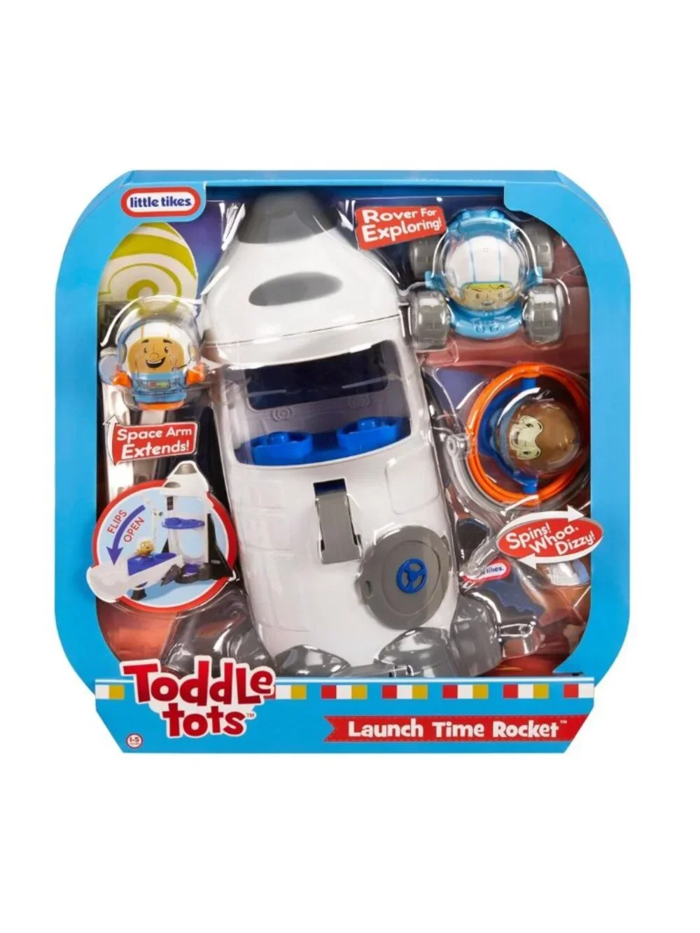 Little Tikes Toddle Tots Launch Time Rocket Playset With Astronaut Figures & Spa